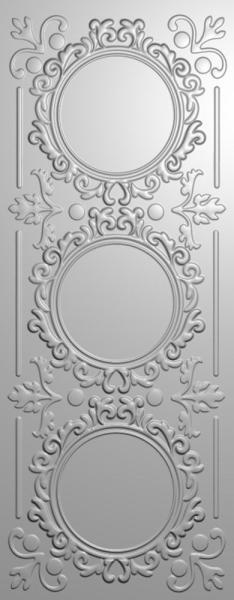 Gemini Elegant Frame Trio 3D Embossing Folder - Prägeschablone - Eleganter Rahmen Trio