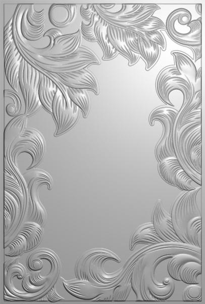 Gemini Elegant Swirls 3D Embossing Folder - Prägeschablone - Elegante Wirbel