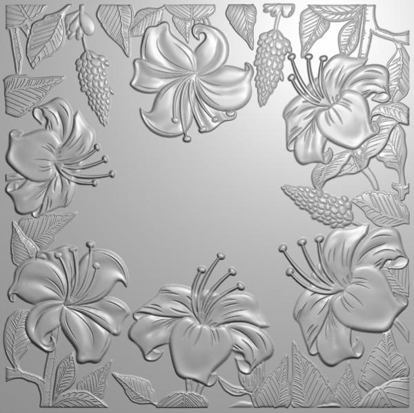 Gemini Luscious Lilies 3D Embossing Folder - Prägeschablone - Lilien