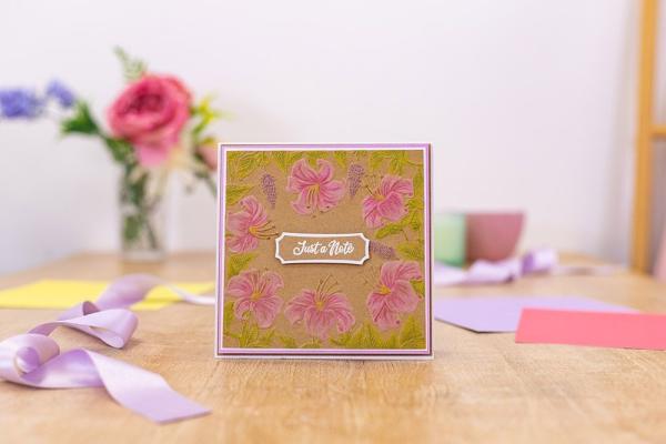 Gemini Luscious Lilies 3D Embossing Folder - Prägeschablone - Lilien