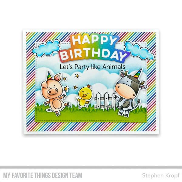 My Favorite Things Die-namics "Arched Happy Birthday" | Stanzschablone | Stanze | Craft Die