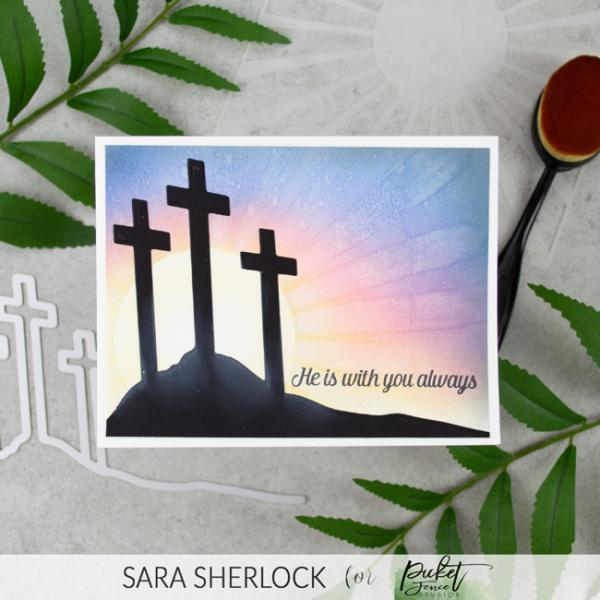 Picket Fence Studios Three Crosses of Calvary 4x6 Inch  Die (PFSD-247)