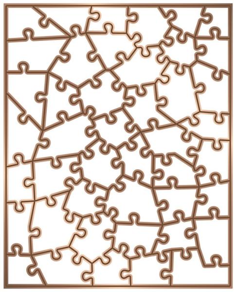 Gemini Abstract Jigsaw Multi Media Dies  - Stanze - Puzzel