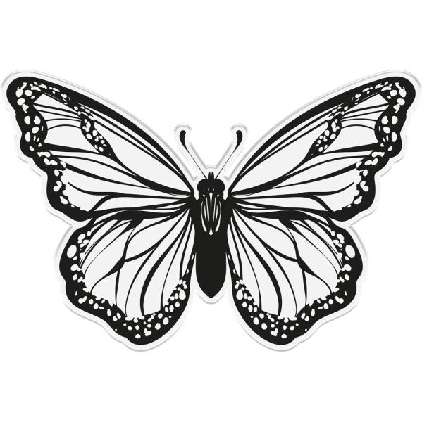Crafters Companion -Vintage Butterflies Monarch - Stanze & Stempel
