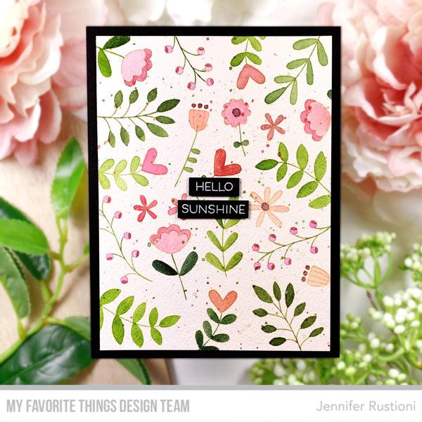 My Favorite Things Stempelset "Floral Whimsy" Clear Stamp Set