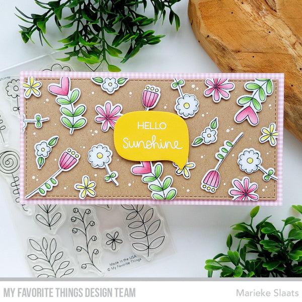 My Favorite Things Stempelset "Floral Whimsy" Clear Stamp Set