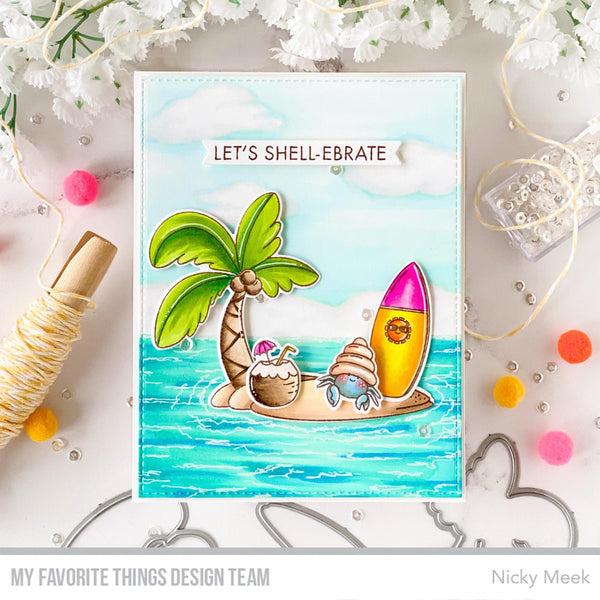 My Favorite Things Stempelset "Island Shell-ebration" Clear Stamp Set