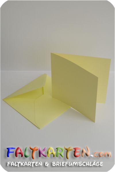 Faltkarte 15x15cm mit Briefumschlag 16x16cm in metallic perlweiss