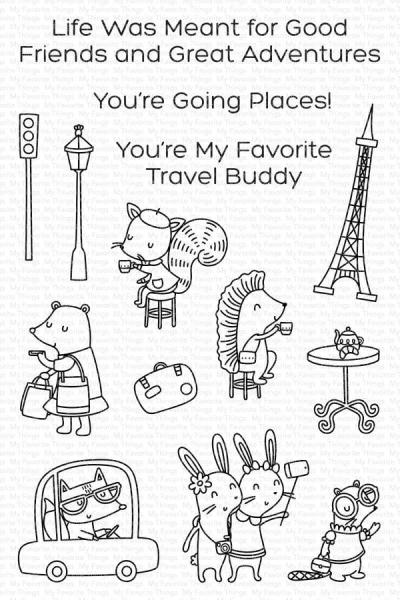 My Favorite Things Stempelset "Travel Buddies" Clear Stamp Set