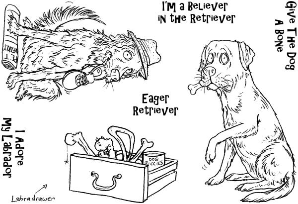 The Card Hut In The Doghouse: Give The Dog a Bone  Clear Stamps Stempelset 