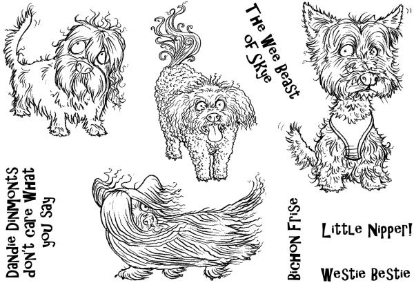 The Card Hut In The Doghouse: Little Nippers  Clear Stamps Stempelset 
