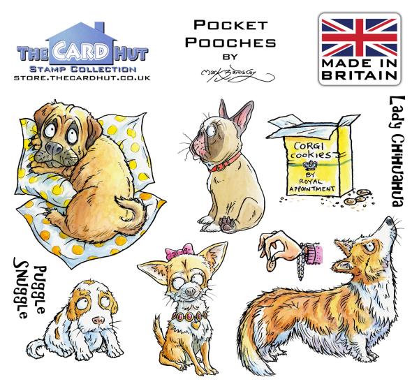 The Card Hut In The Doghouse: Pocket Pooches  Clear Stamps Stempelset 