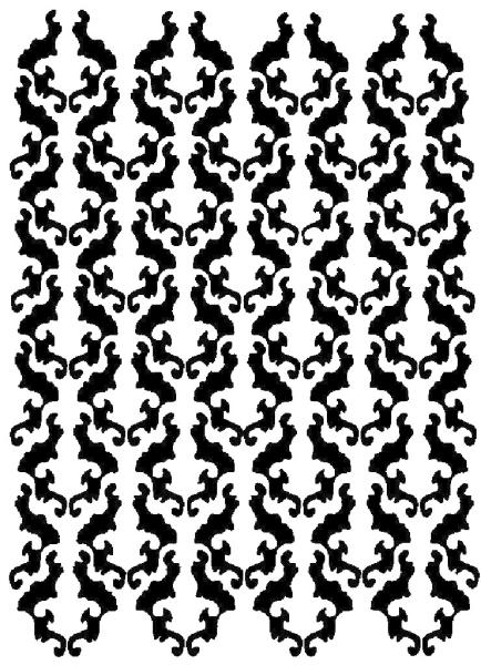 IndigoBlu "Rococo" Stencil - Schablone