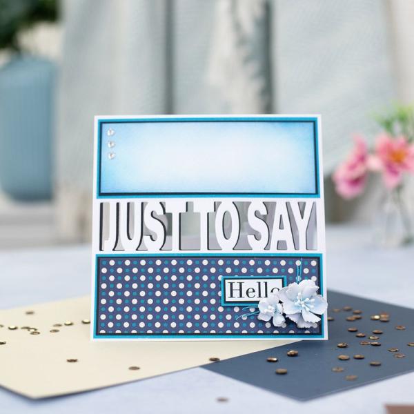 Gemini JUST TO SAY You Are Amazing Stamp & Die  - Stempel & Stanze 