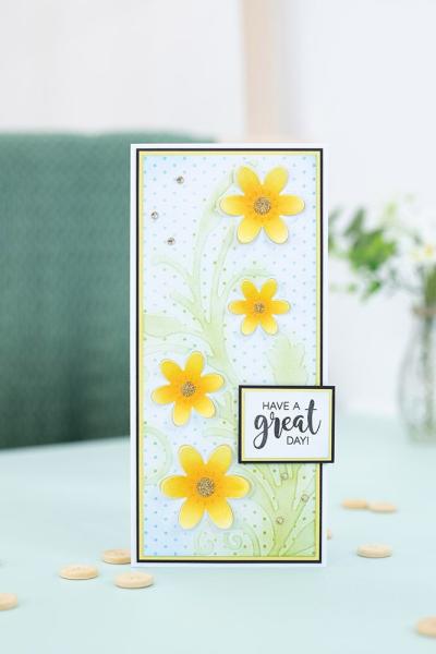 Gemini Spring Blooms Cut and Emboss Folder - Schneide- und Prägeschablone - 