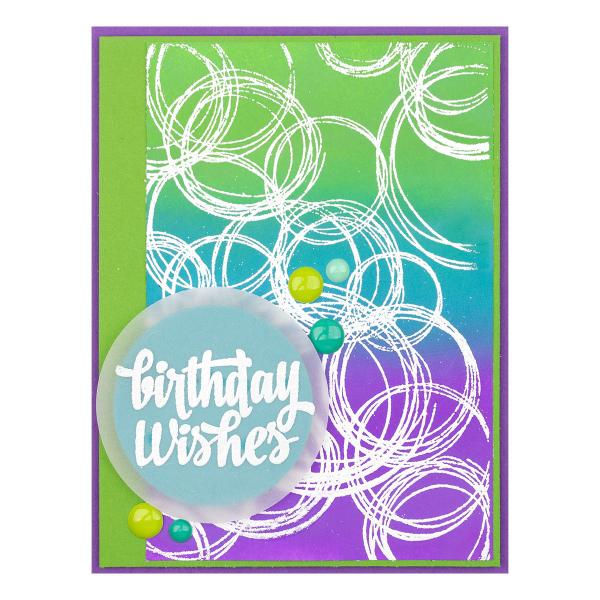 Spellbinders Stempelset "Circle Sketch"