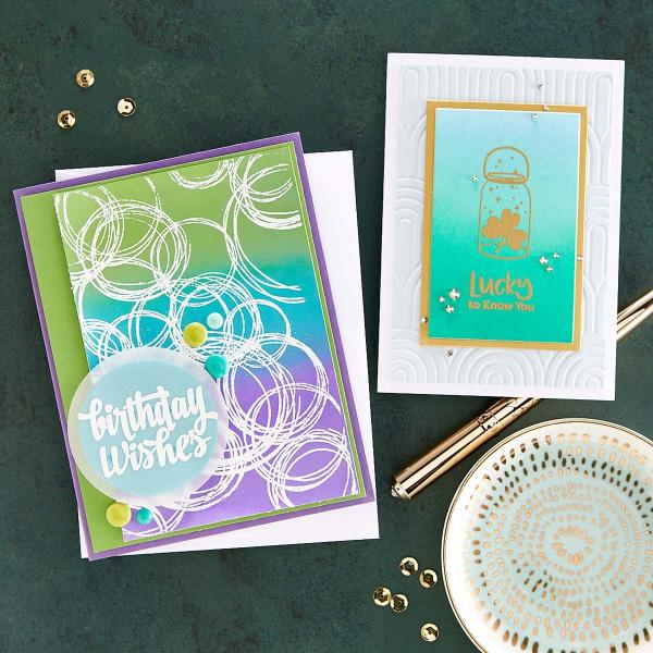 Spellbinders Stempelset "Circle Sketch"