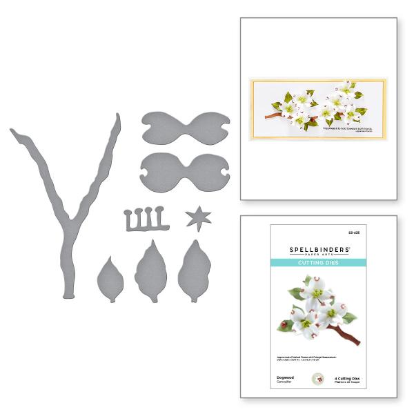 Spellbinders Die "Dogwood" Stanzschablone
