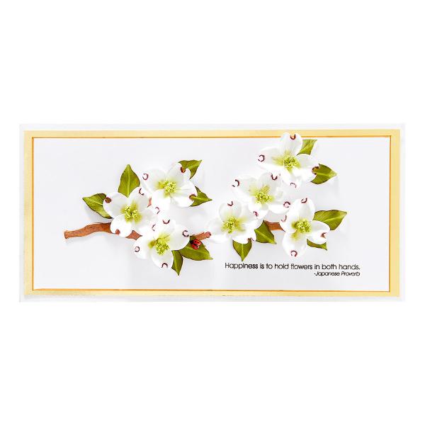 Spellbinders Die "Dogwood" Stanzschablone