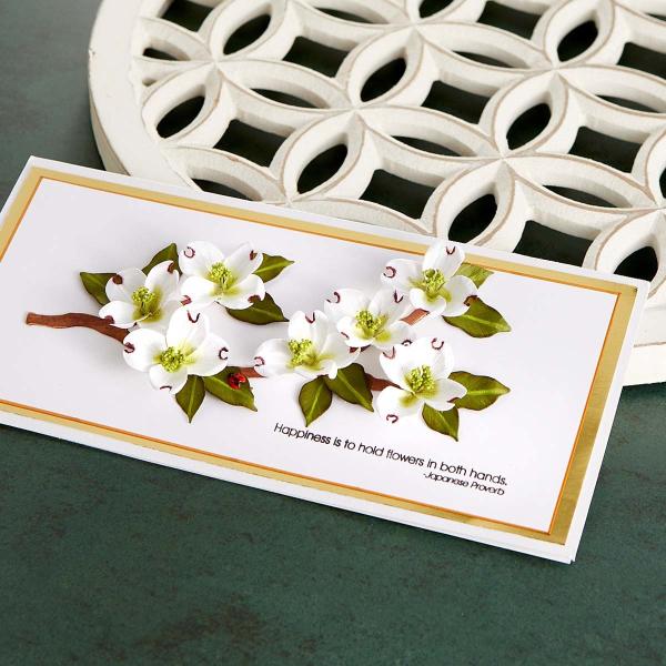 Spellbinders Die "Dogwood" Stanzschablone