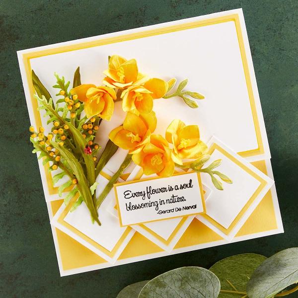 Spellbinders Die "Freesia " Stanzschablone