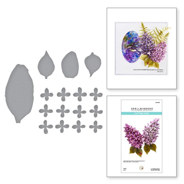 Spellbinders Die "Lilac " Stanzschablone