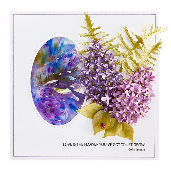 Spellbinders Die "Lilac " Stanzschablone
