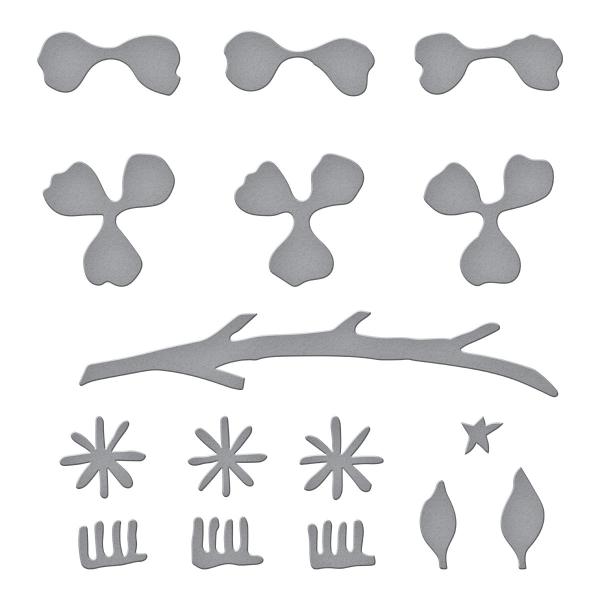Spellbinders Die "Peach Blossom " Stanzschablone