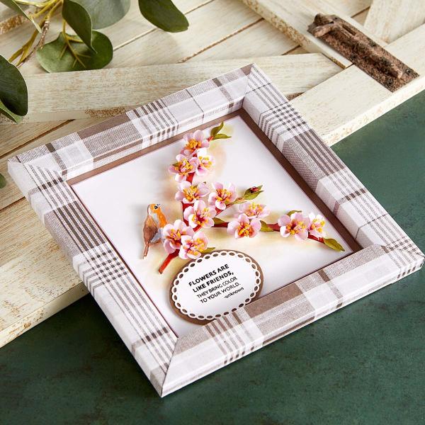 Spellbinders Die "Peach Blossom " Stanzschablone