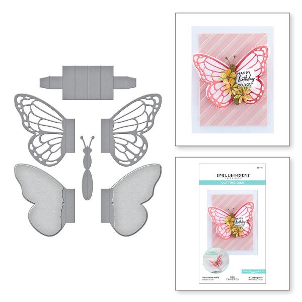 Spellbinders Die "Pop-Up Butterfly " Stanzschablone