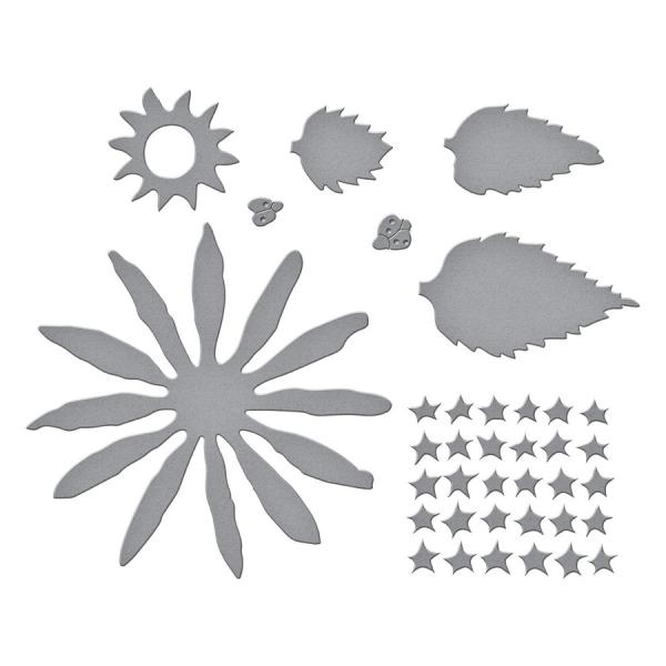 Spellbinders Die "Sunflower and Ladybugs " Stanzschablone
