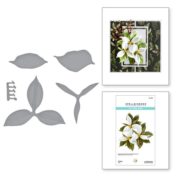 Spellbinders Die "Trillium " Stanzschablone