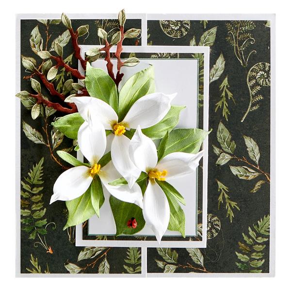 Spellbinders Die "Trillium " Stanzschablone