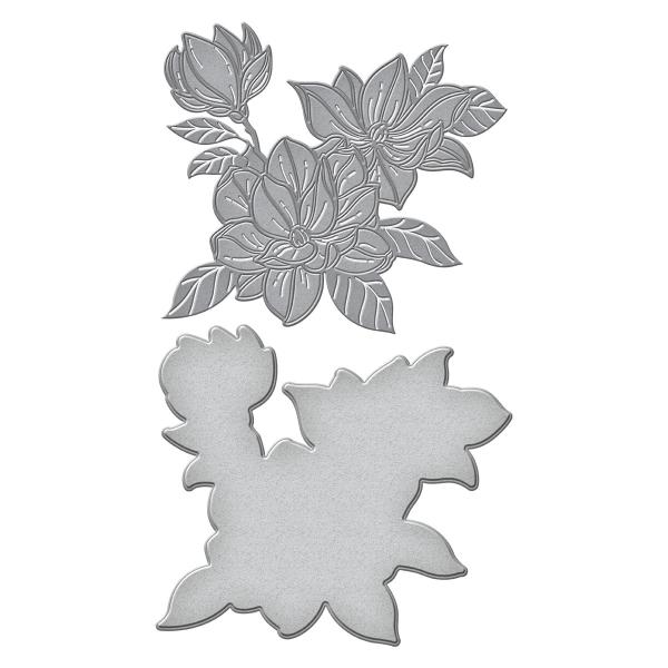 Spellbinders Die "Magnolia Blooms " Stanzschablone