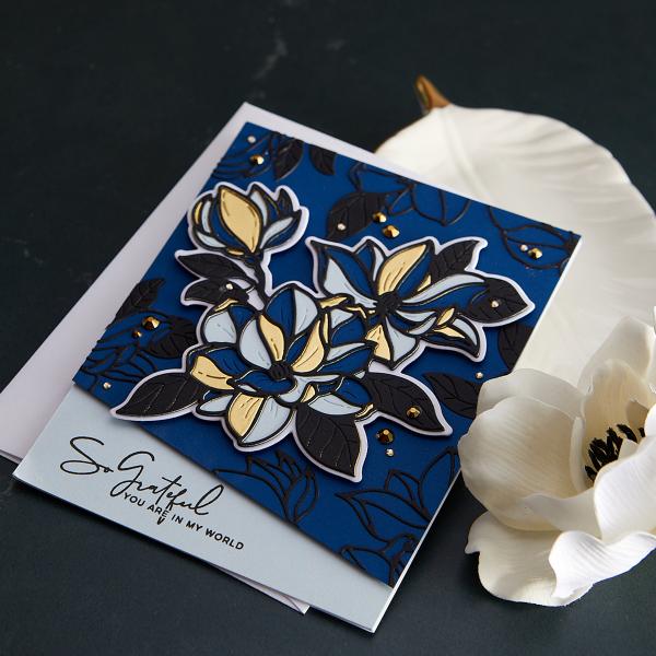 Spellbinders Die "Magnolia Blooms " Stanzschablone