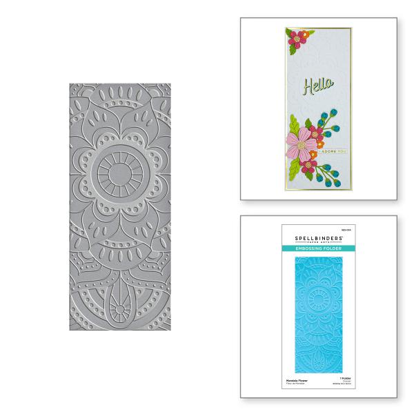 Spellbinders Embossingfolder "Mandala Flower" - Prägefolder