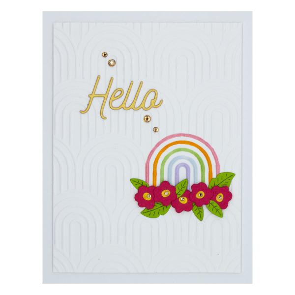 Spellbinders Embossingfolder "Optical Arches" - Prägefolder