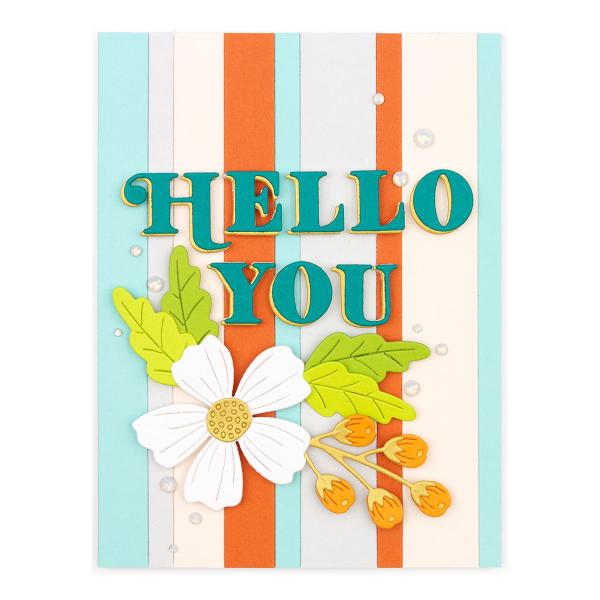 Spellbinders Die "Be Bold Uppercase Alphabet " Stanzschablone