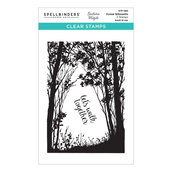 Spellbinders Stempelset "Forest Silhouette"