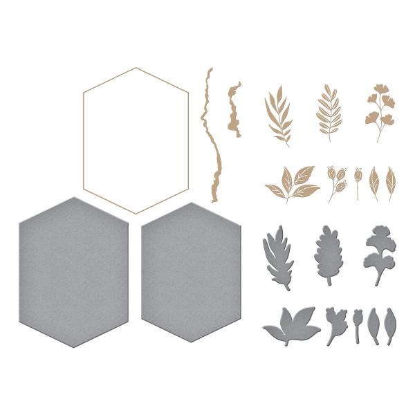 Spellbinders Hot Foil Geo Foliage Glimmer Hot Foil Plate & Die