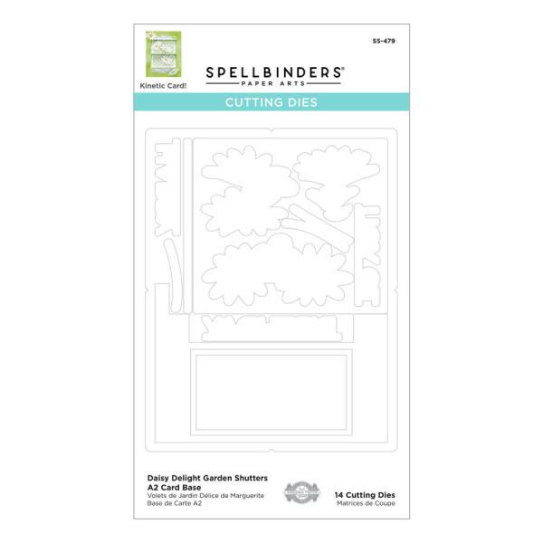 Spellbinders Die "Daisy Delight Garden Shutters A2 Card Base " Stanzschablone