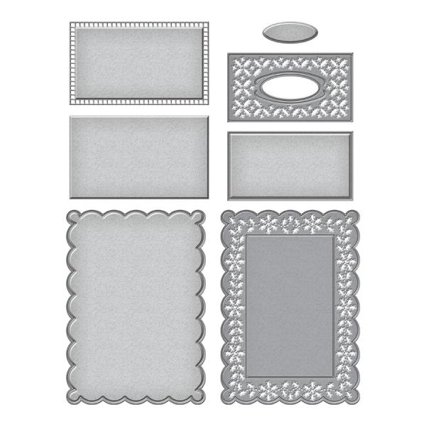 Spellbinders Die "Eyelet Lace Frame Etched" Stanzschablone