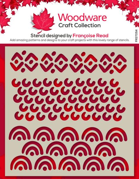 Woodware Batik Stencil  - Schablone