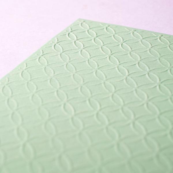 Vaessen Creative - Embossingfolder "überschneidende Kreise" - Prägefolder