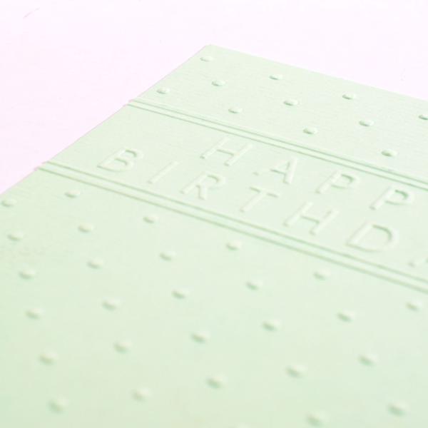 Vaessen Creative - Embossingfolder "Happy Birthday" - Prägefolder
