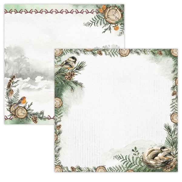 Studio Light - Designpapier  - Winter garden scrap set Background paper