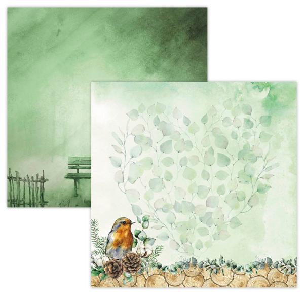 Studio Light - Designpapier  - Winter garden scrap set Background paper