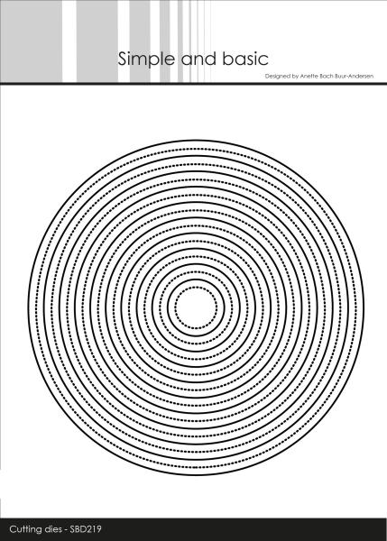 Simple and Basic " Single Pierced Circle Cutting " Stanze -  Die