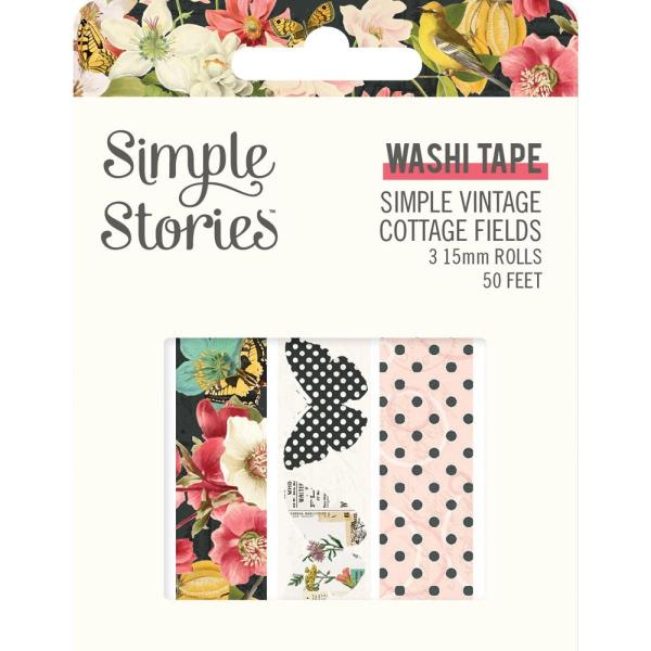 Simple Stories  " Simple Vintage Cottage Fields "  Washi Tape