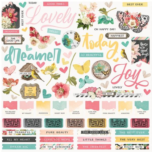 Simple Stories Simple Vintage Cottage Fields Collector's  Essential Kit
